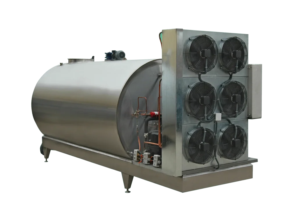 Tank de refroidissement du lait 5 000 L | horizontal